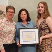 Lora Wildenthal, Sherry Merfish, and Allison Stocks '24